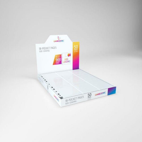 Gamegenic Sideloading 18 Pocket Pages Display White - Good Games