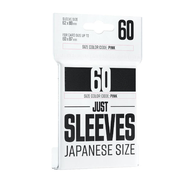 Gamegenic Just Sleeves Japanese Size Black - Good Games
