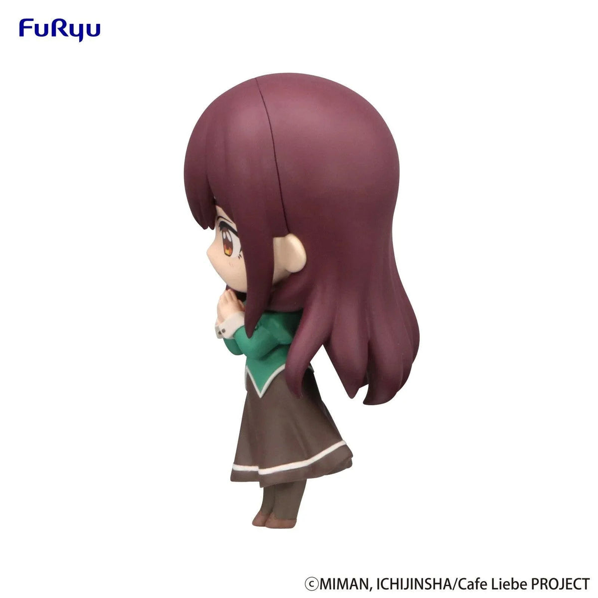 Rear view of Mitsuki Ayanokoji figure showing hair and outfit design