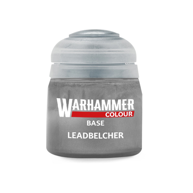 Warhammer Colour Base Paint: Leadbelcher 12ml (21-28)