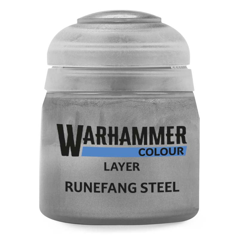 Warhammer Colour Layer Paint Runefang Steel 12ml - 22-60