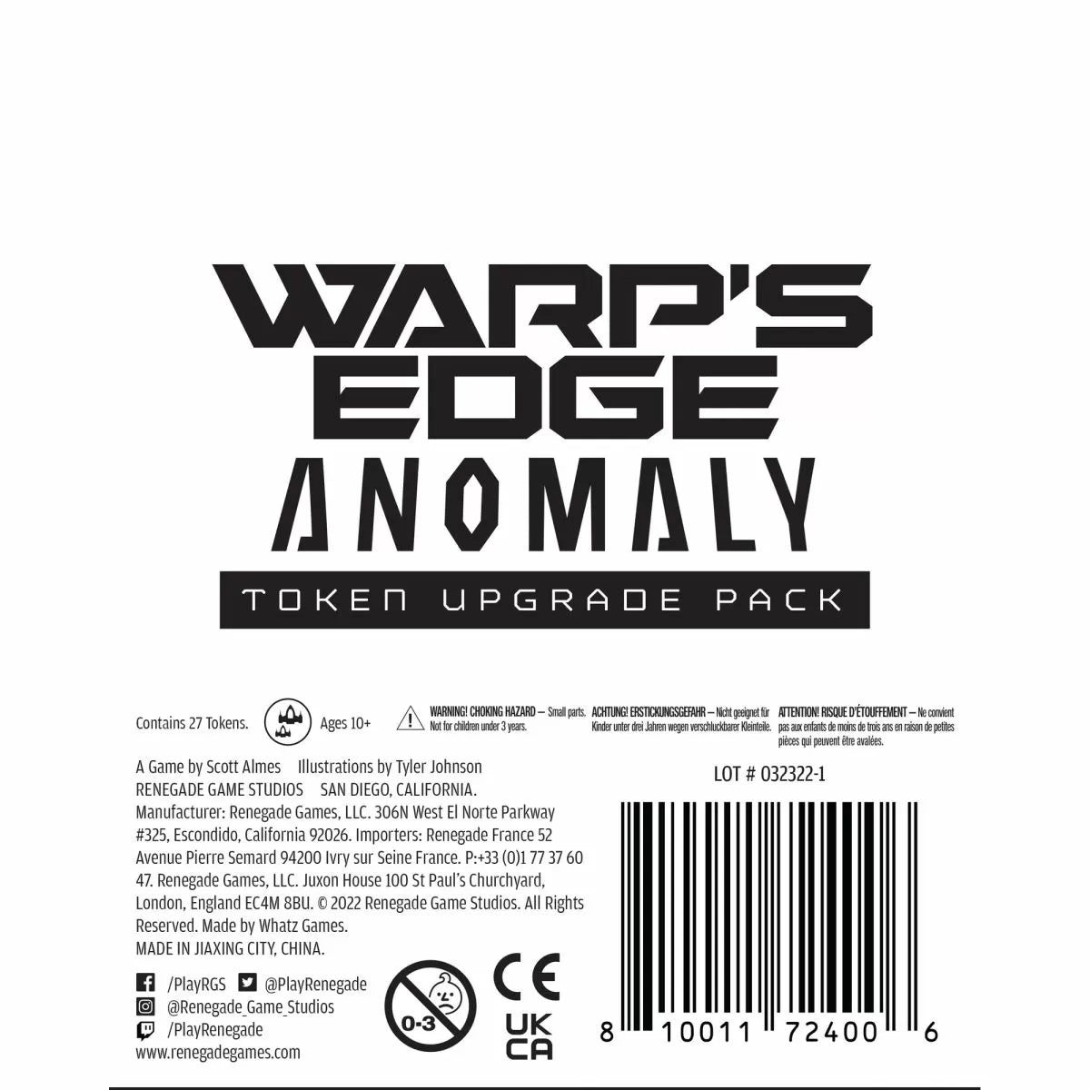 Warp&#39;s Edge - Tokens