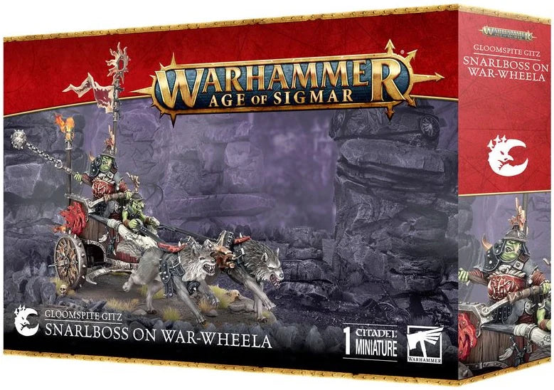 Gloomspite Gitz: Snarlboss On War-Wheela (89-91)