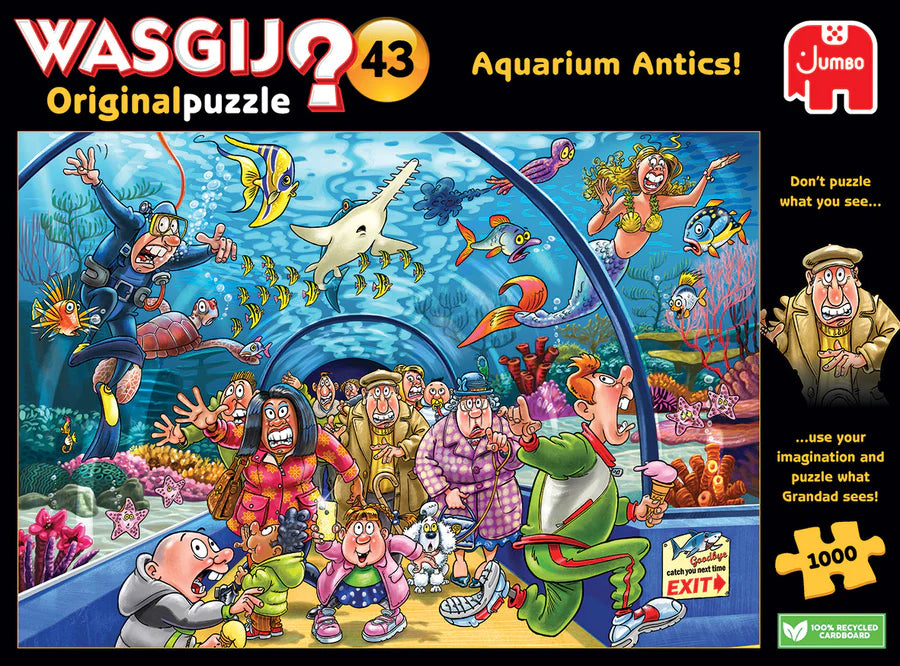 Wasgij? Original 43 - Aquarium Antics 1000 Piece Jigsaw - Good Games