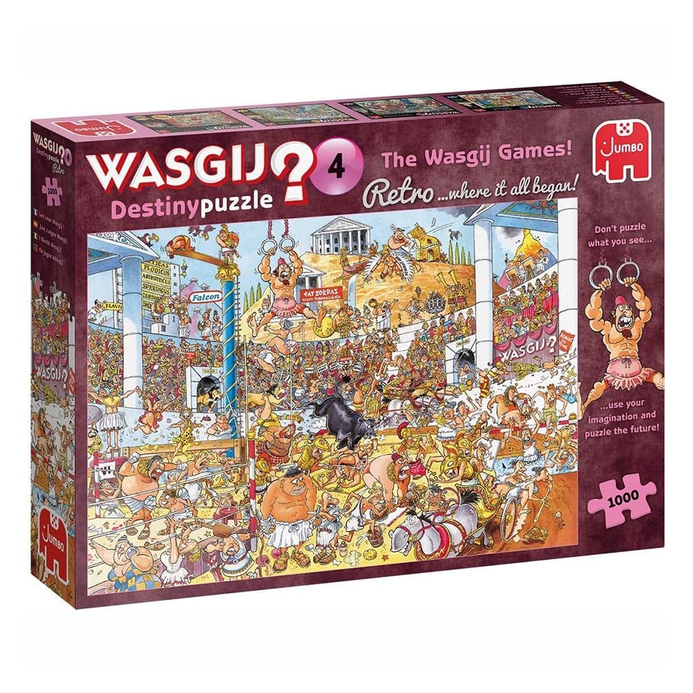 Wasgij? Retro Destiny 4 - The Wasgij? Games - 1000 Piece Jigsaw