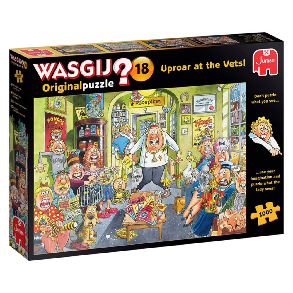 Wasgij Original 18 - Uproar at the Vets - 1000 Piece Jigsaw - Good Games