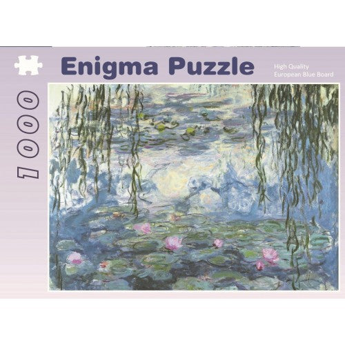 Enigma Water Lillies 1000 Piece Jigsaw - Good Games