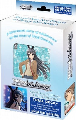 Weiss Schwarz - WS-TD+ Rascal Does Not Dream of Bunny Girl Senpai Trial Deck+ - Good Games