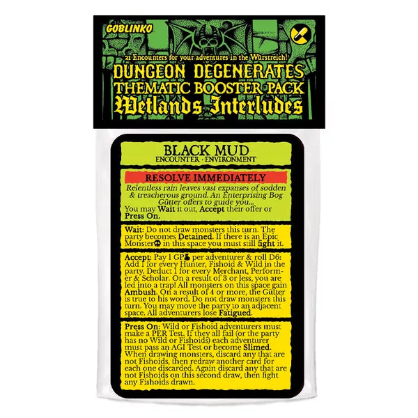 Dungeon Degenerates: Wetlands Interludes Booster (Preorder) - Good Games