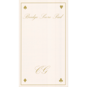 Bridge Score Pad - Good Games