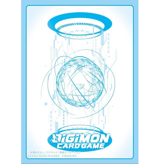Digimon 3rd Anniversary Sleeves - White Blue - Good Games
