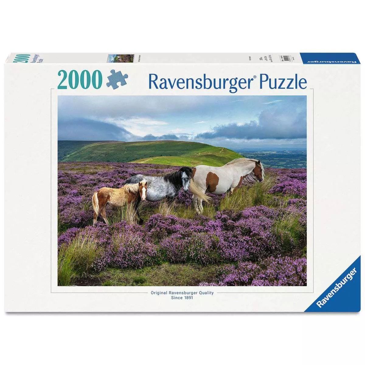 Ravensburger Wild Horses in the Heather 2000 Piece Jigsaw Puzzle
