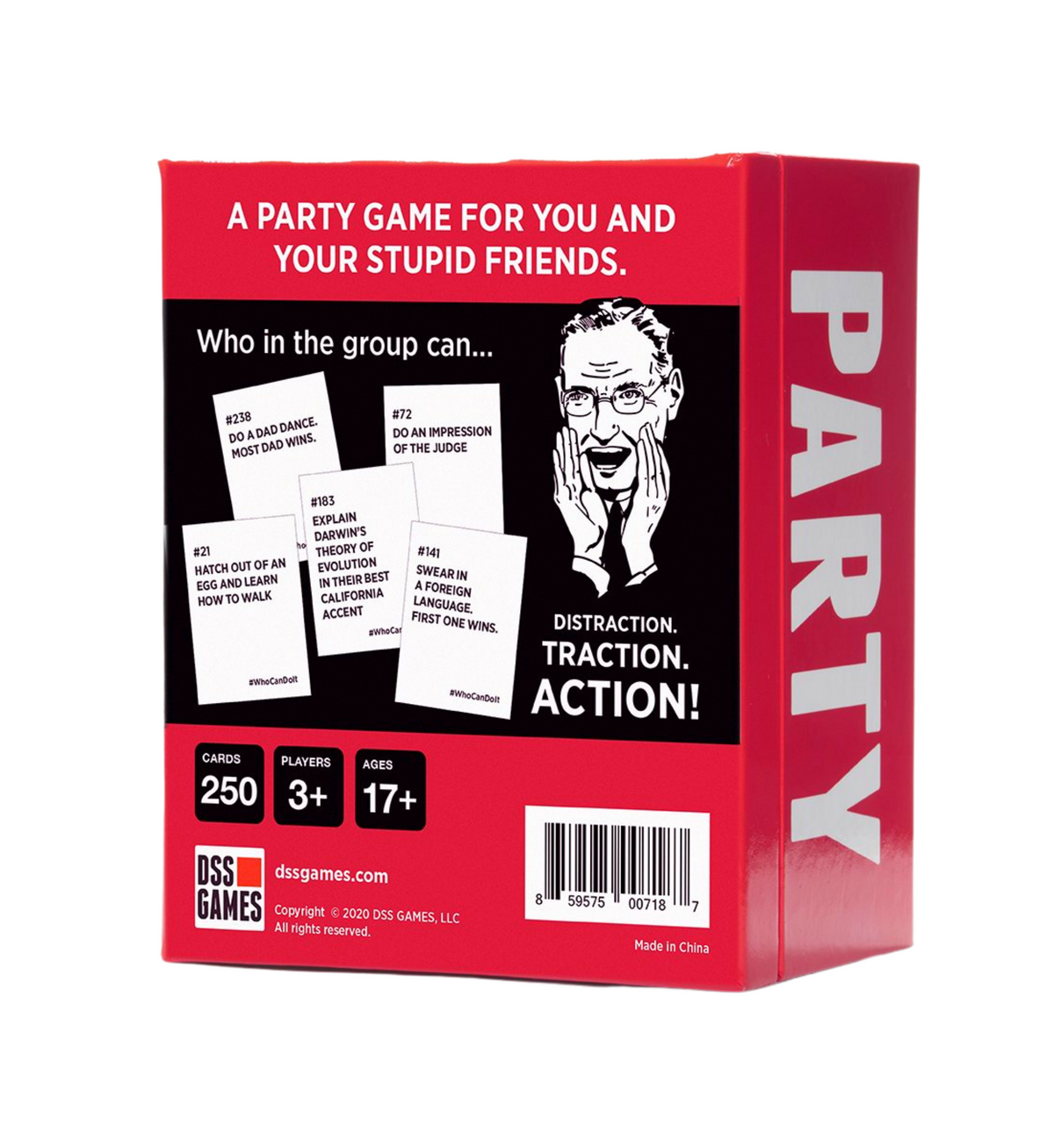 Who Can Do It game box back packaging with details