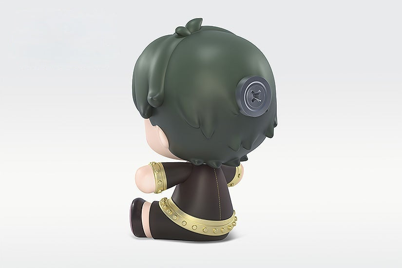 Figurine of Demian Desmond from Spy x Family in his black and gold uniform with a screw-like button