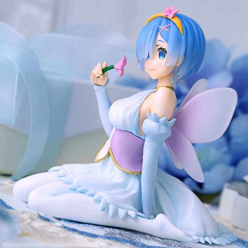 ReZERO - Starting Life in Another World Rem fairy ver statue with translucent wings and pastel dress