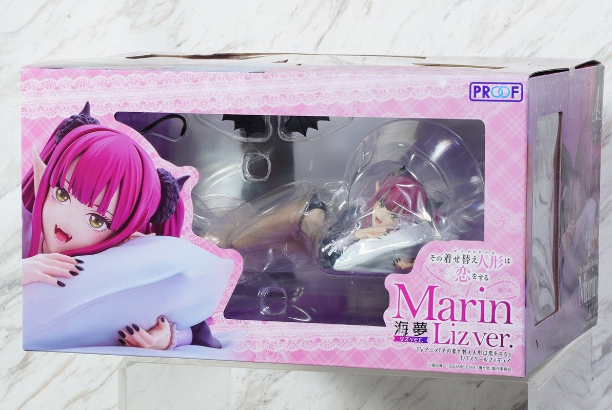 Pink anime figure box for Marin Kitagawa Liz ver from My Dress-Up Darling