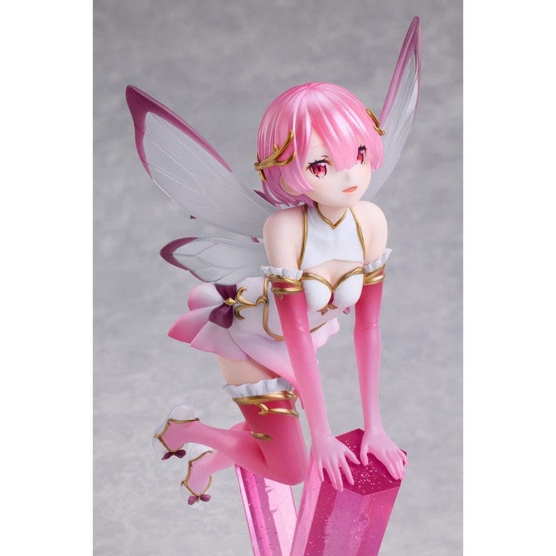 Close-up of Ram’s face and upper body from the Jewel Princess figure highlighting her soft smile, sparkling crown, and intricate costume embellishments