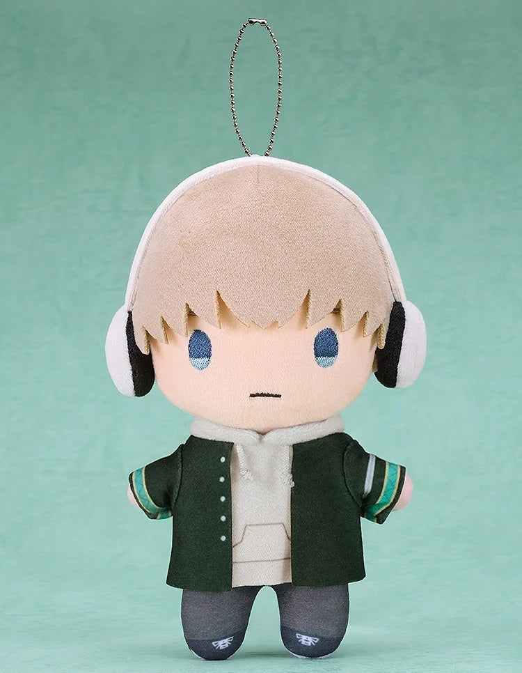 Close-up of Wind Breaker Ren Kaji plushie showing detailed facial expression and hair