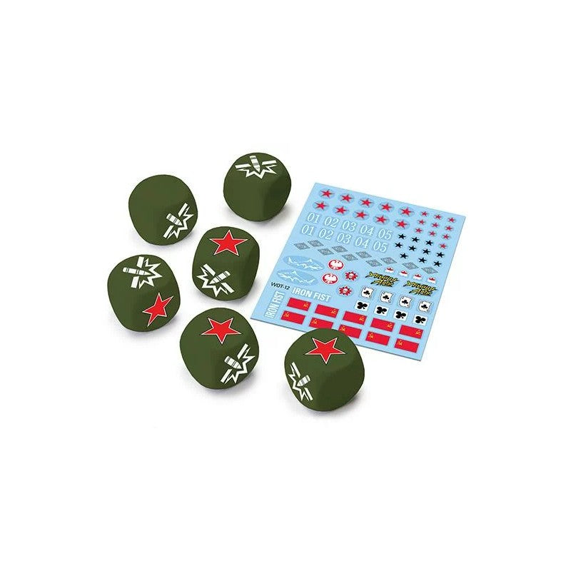 Gale Force Nine - World of Tanks Miniatures Game: Upgrade Pack - Soviet (Dice & Decals) - Good Games