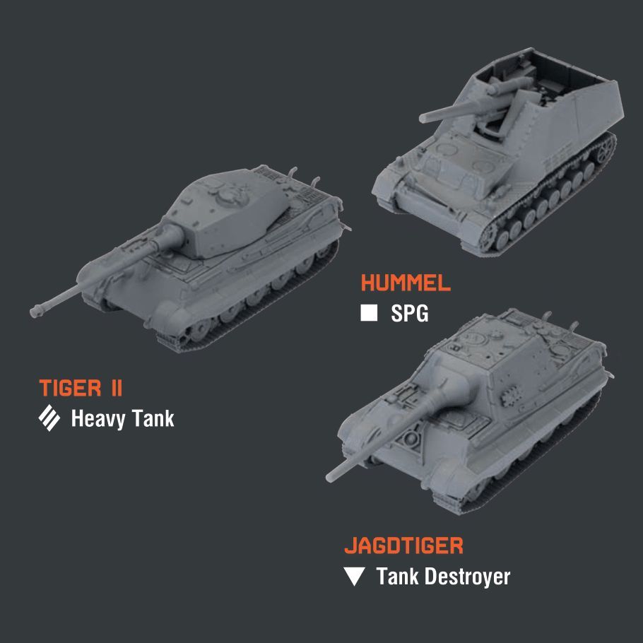 World of Tanks Miniatures Game German Tank Platoon 3 - Good Games