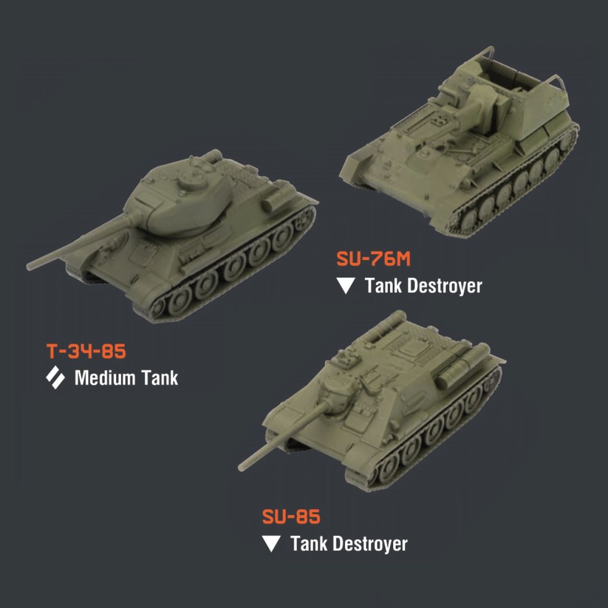 World of Tanks Miniatures Game U.S.S.R. Tank Platoon 3 - Good Games