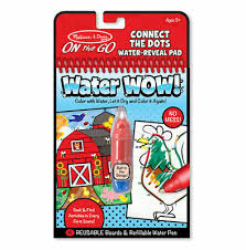 Melissa & Doug - On The Go - Water Wow! Connect Dots Farm - Good Games