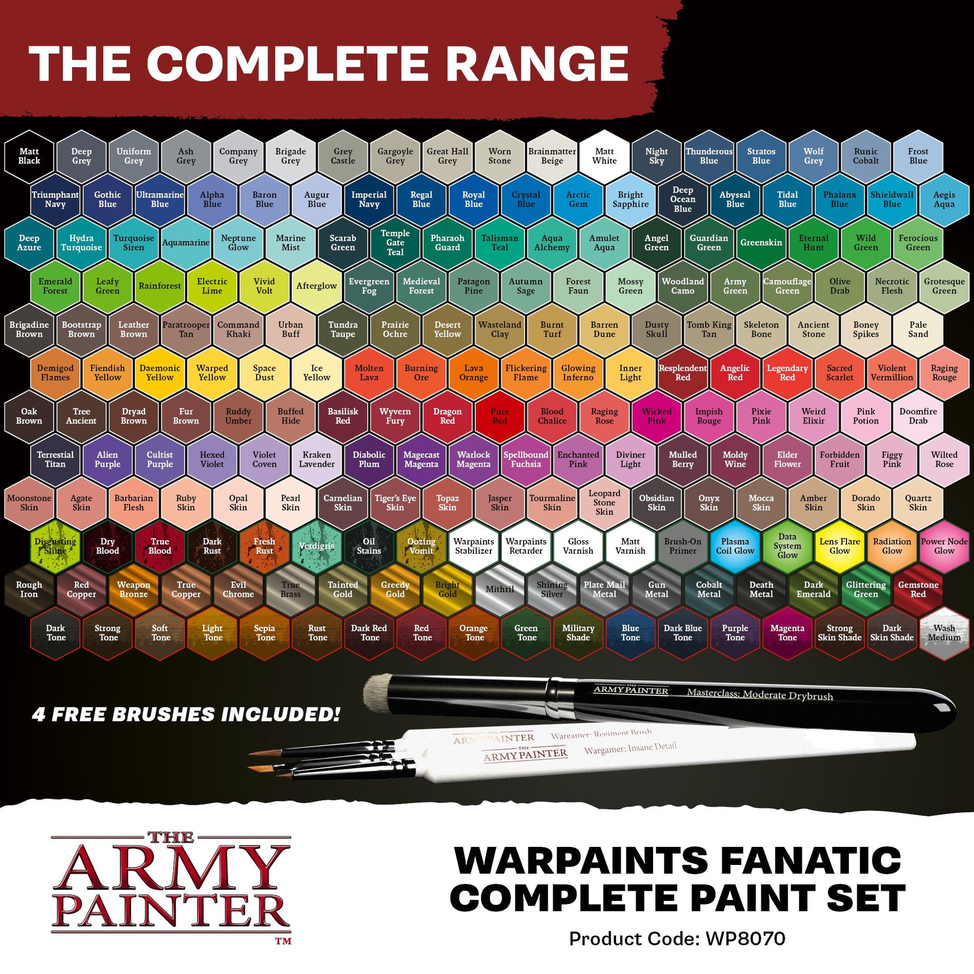 Army Painter - Warpaints Fanatic - Complete Paint Set - Good Games
