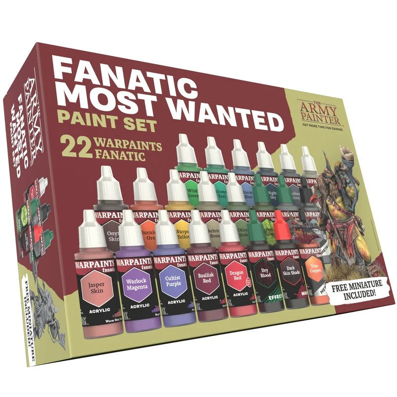 Army Painter - Warpaints Fanatic - Most Wanted Paint Set - Good Games