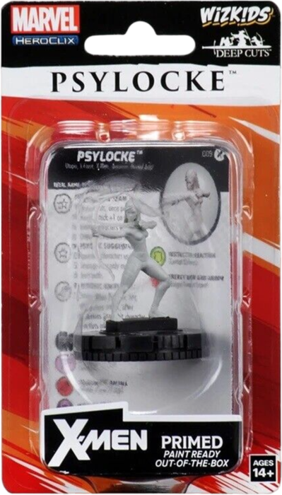 X-Men Comics - Unpainted Psylocke Miniature Figure - Good Games