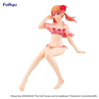 The Cafe Terrace and its Goddesses Riho Tsukishima noodle stopper figure, angled view