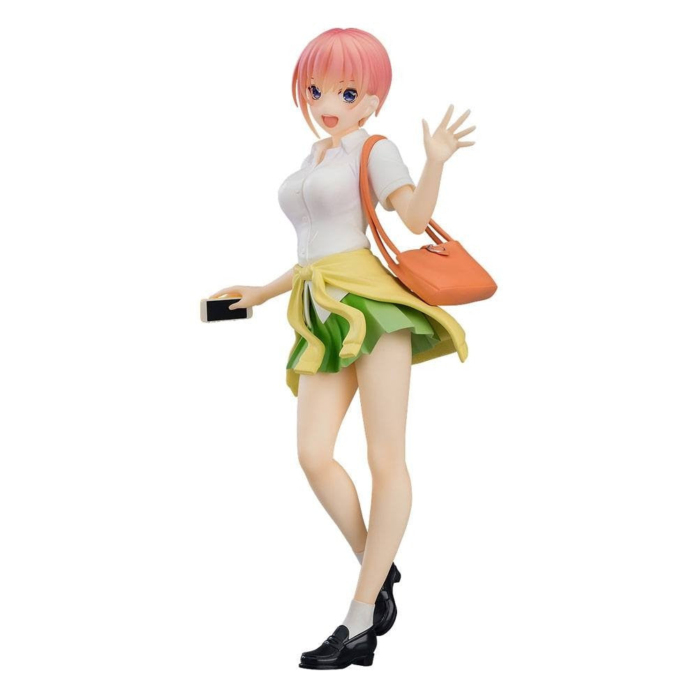 Ichika Nakano figure in a confident pose with one hand on her hip, wearing school uniform with a warm smile
