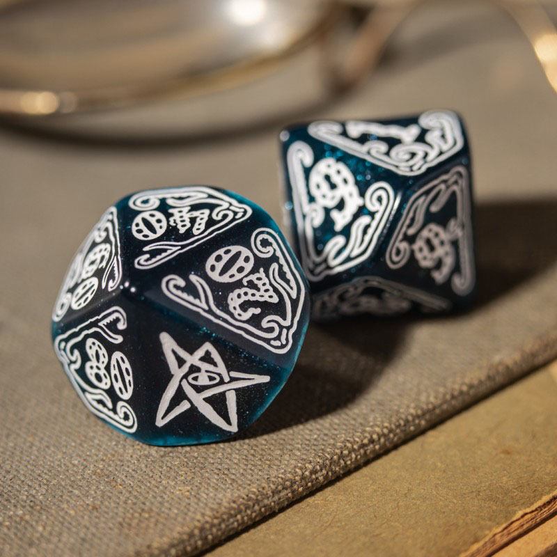 Call of Cthulhu: Dice Set - Abyssal & White - Good Games