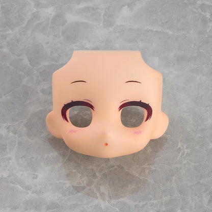 Good Smile Company Nendoroid Doll: Customizable Narrowed Eyes with Makeup Face Plate, Peach - Good Games
