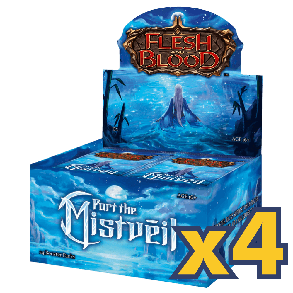 Flesh and Blood TCG - Part the Mistveil Booster Box x 4