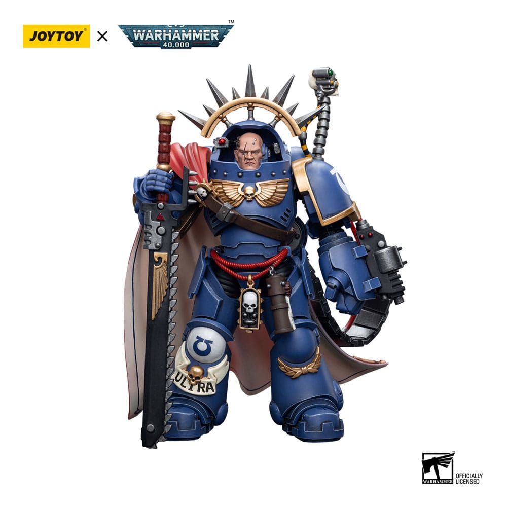 Warhammer Collectibles: 1/18 Scale Ultramarines Captain in Gravis Armour