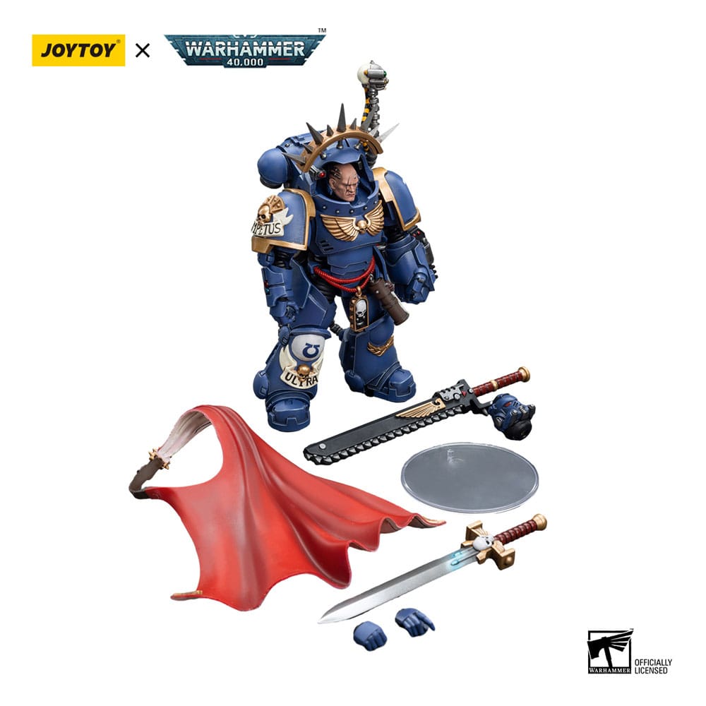 Warhammer Collectibles: 1/18 Scale Ultramarines Captain in Gravis Armour