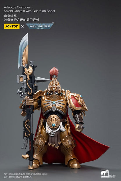 Warhammer Collectibles: 1/18 Scale Adeptus Custodes Shield Captain With Guardian Spear - Good Games