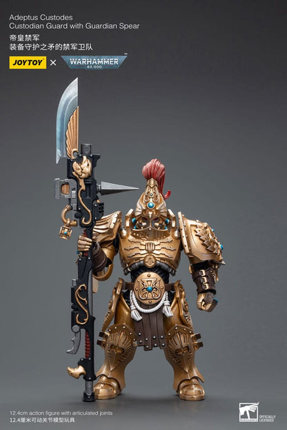 Warhammer Collectibles: 1/18 Scale Adeptus Custodes Custodian Guard With Guardian Spear - Good Games