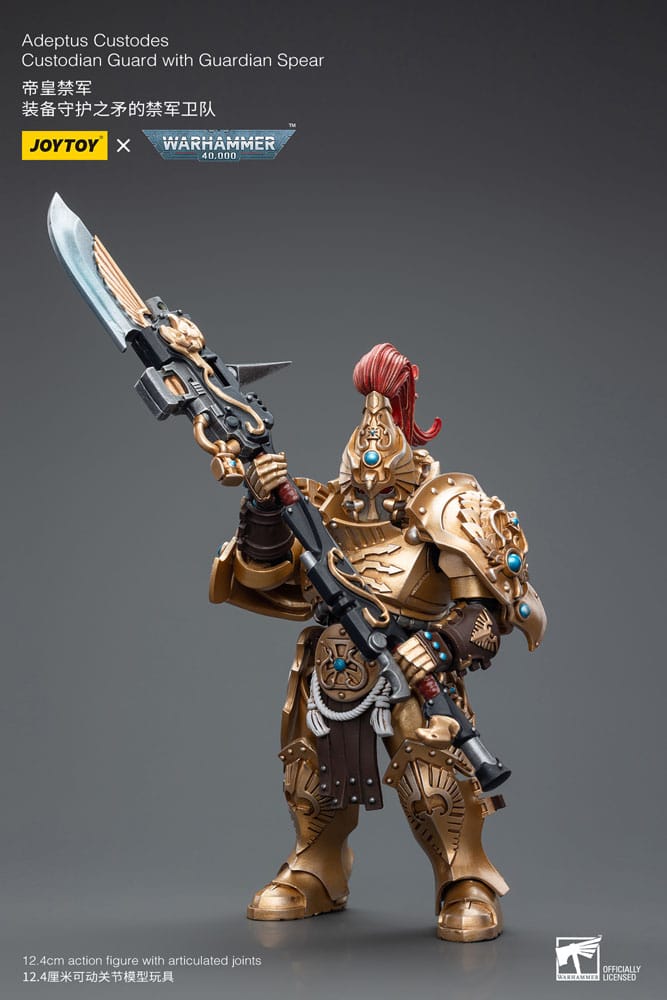 Warhammer Collectibles: 1/18 Scale Adeptus Custodes Custodian Guard With Guardian Spear