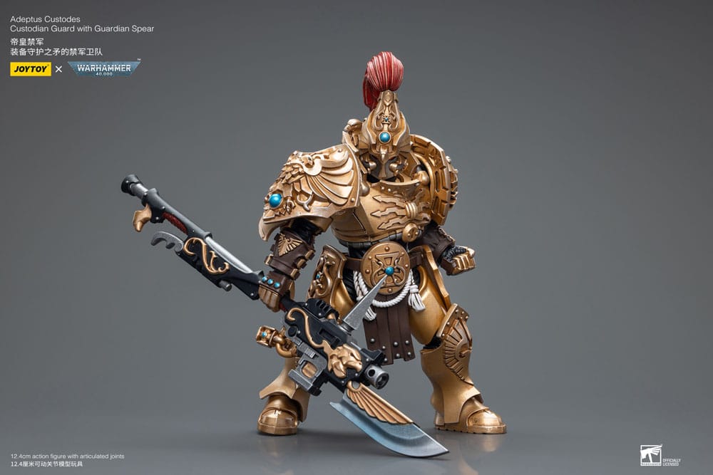 Warhammer Collectibles: 1/18 Scale Adeptus Custodes Custodian Guard With Guardian Spear