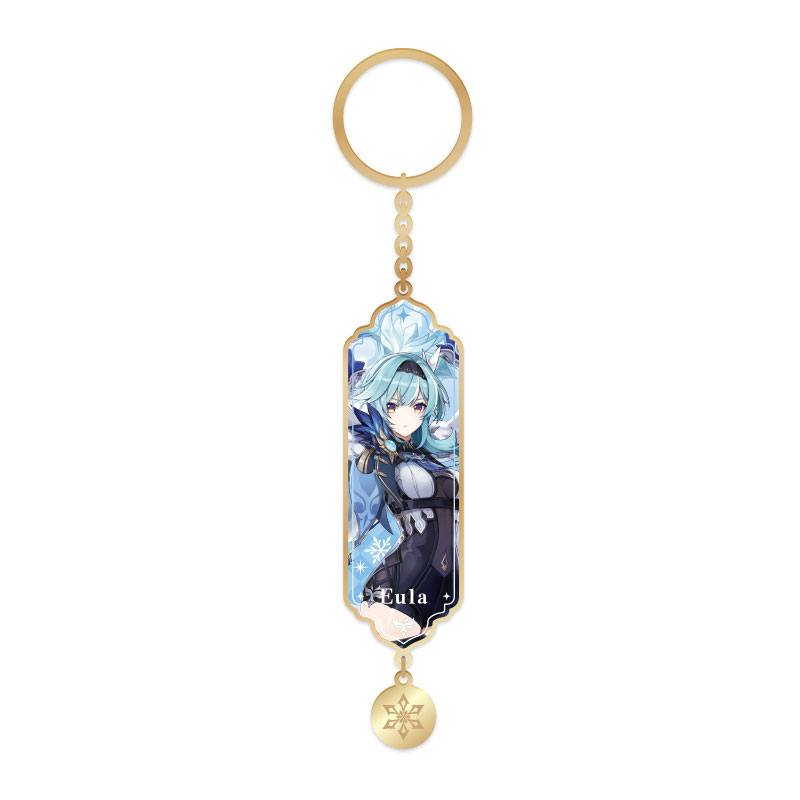 Character Metal Epoxy Resin Keychain - Dance of The Shimmering Wave Eula - Good Games