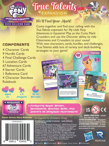 My Little Pony: Adventures in Equestria Deck-Building Game - True Talents Expansion - Good Games