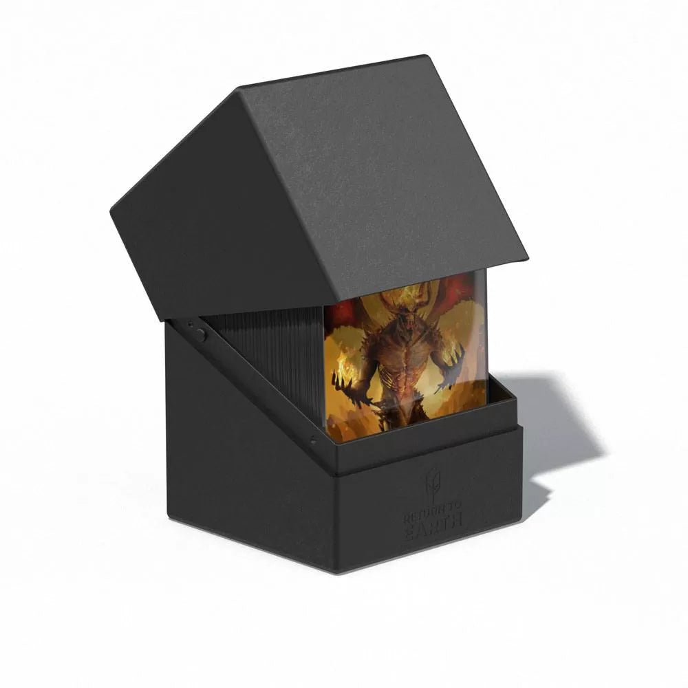 Ultimate Guard - Return To Earth Boulder 100 Deck Box Natural Lpg Brand - Good Games