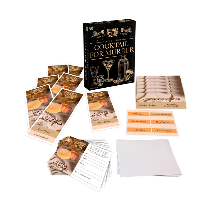 Solve a Murder Game - Cocktail For Murder