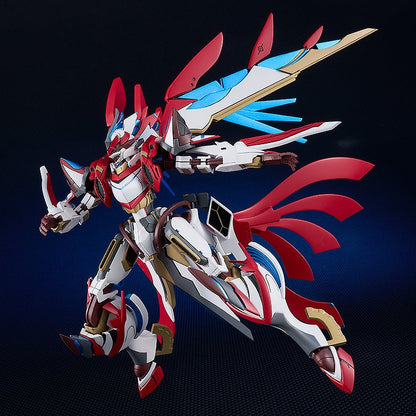Alternate configuration of Red Five displaying articulation and accessories