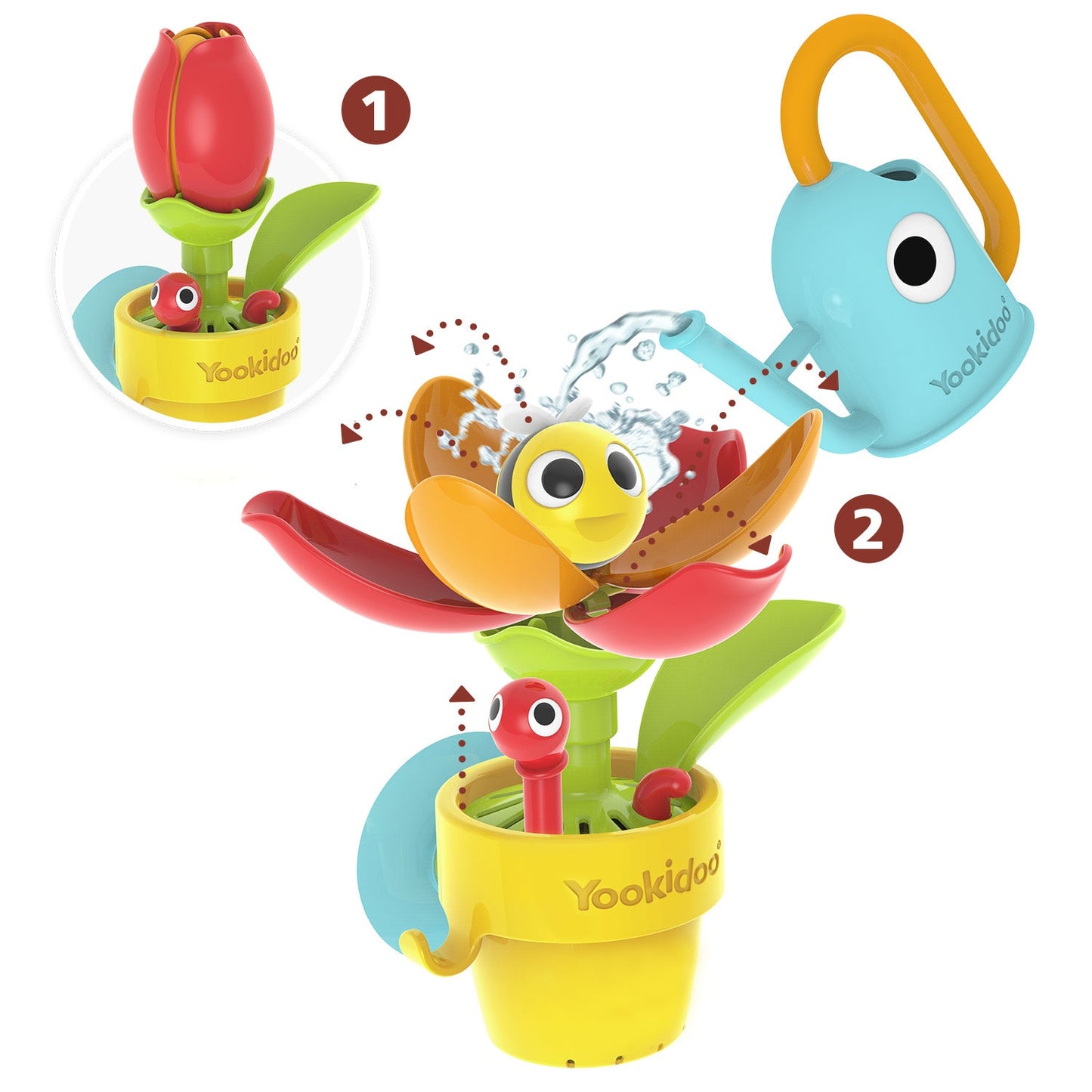 YooKidoo - Peek-a-Bee Tub Flower