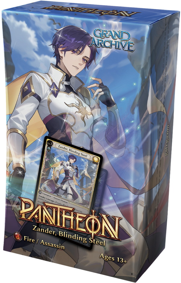 Grand Archive TCG: Radiant Origins – Pantheon Deck - Arisanna, Zander Blinding Steel Fire Assassin