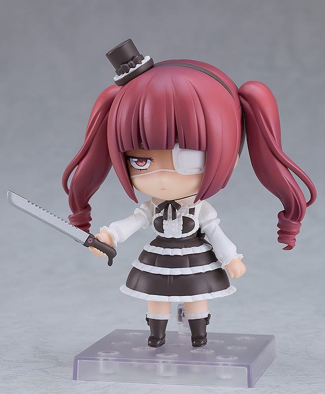 Yurine Hanazono angry expression swinging her scythe