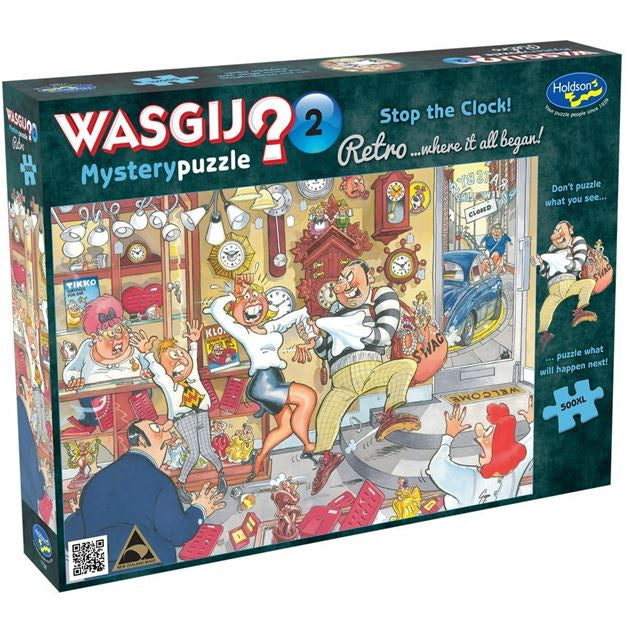 Wasgij? Retro Mystery 2 - Stop The Clock 500 Piece Jigsaw