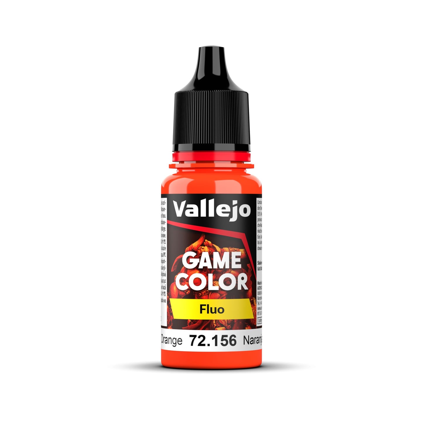 Vallejo Game Colour Fluorescent Orange 18ml - Good Games